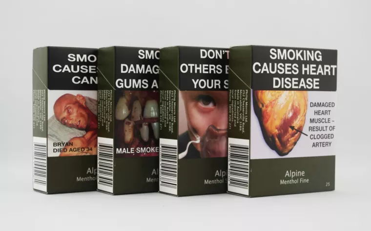 Цигарки в Австралії | Фото: Tobaccolabels.ca