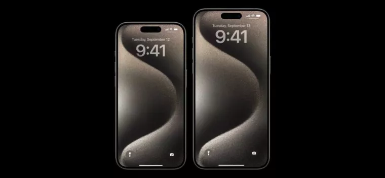 iPhone 15 має діагональ екрану 6.1 дюйма, iPhone 15 Plus – 6.7 дюйма