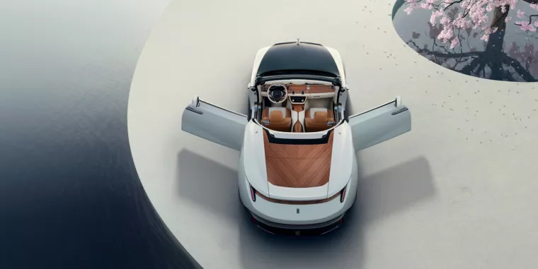 Rolls-Royce Droptail Arcadia вид сверху