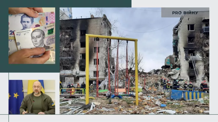 Фото: Кабмін, міськрада Бородянки, УНІАН. Колаж: Pro Війну